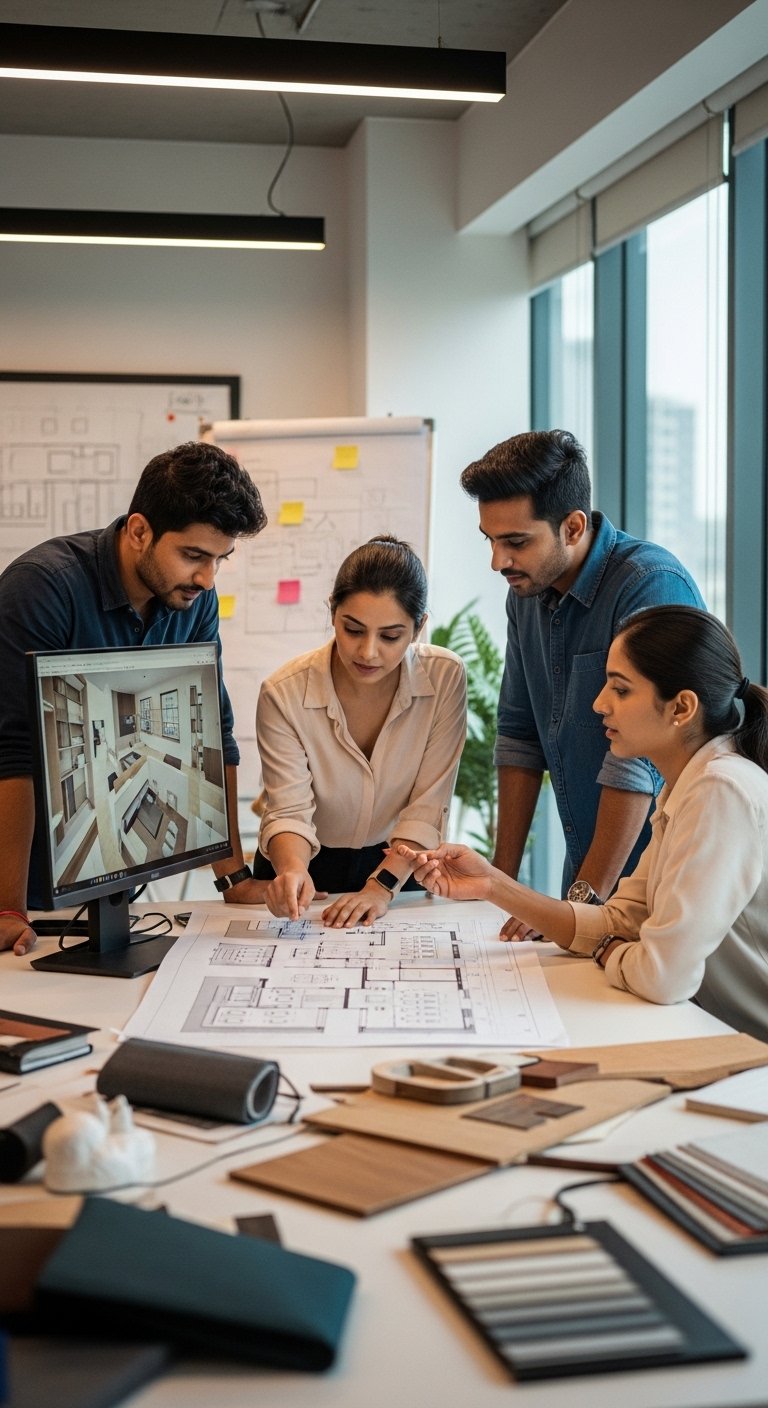 Space Planning for office interiors