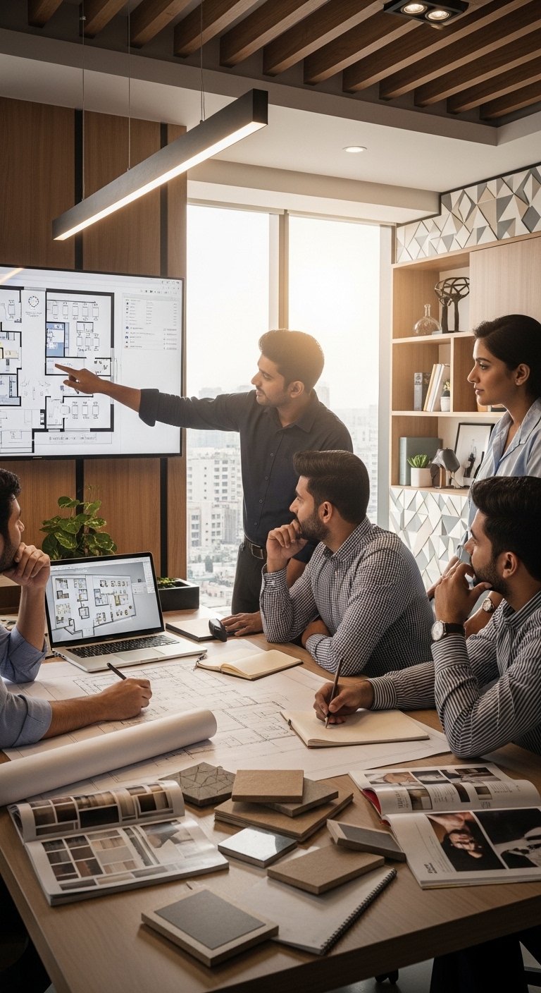 Planning for interiors design