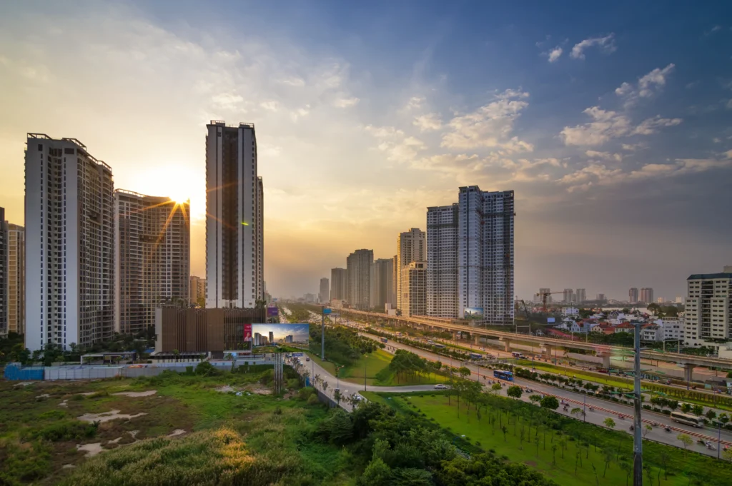 modern building in Noida